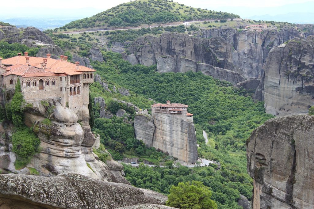 meteora, monastery, greece